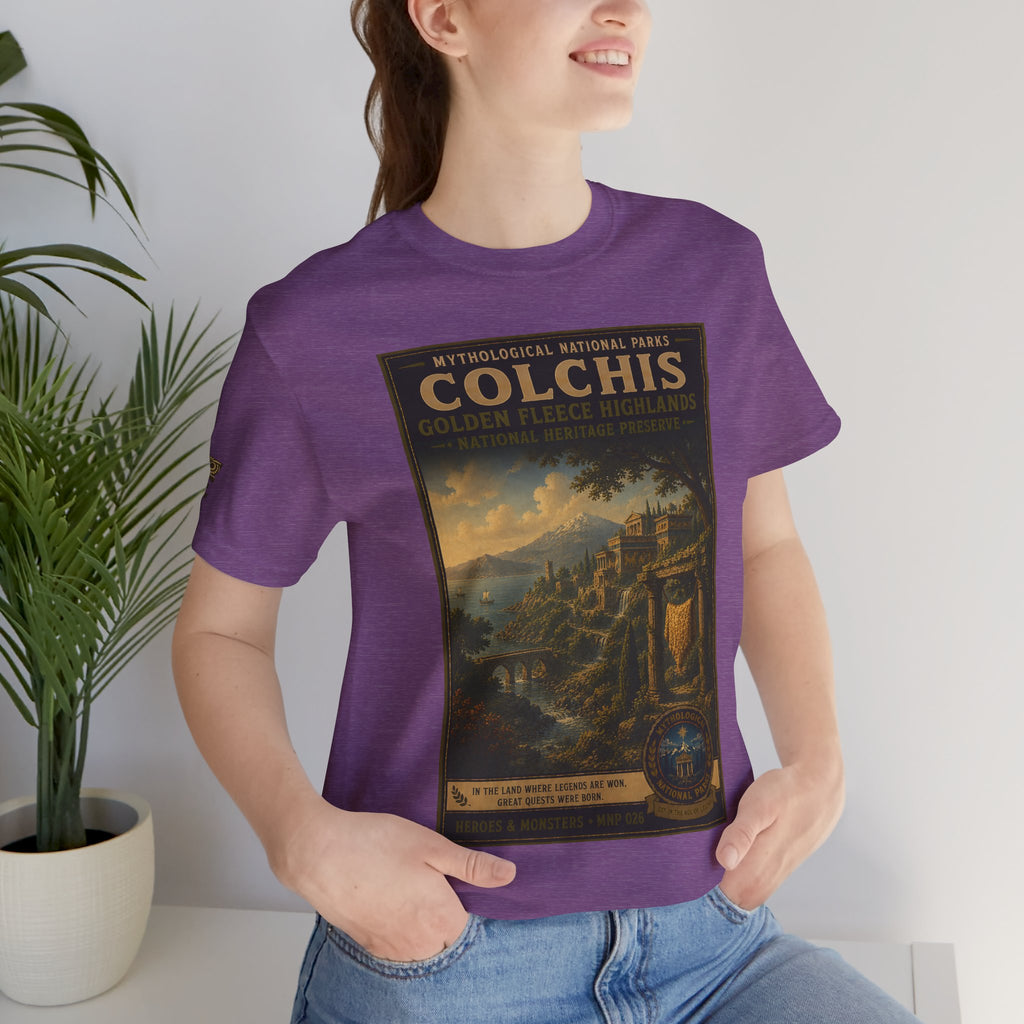 Mythological National Parks Collection III- #026-028 - Heros & Monsters | Vintage nature poster Tee | Mythological National Parks graphic shirt