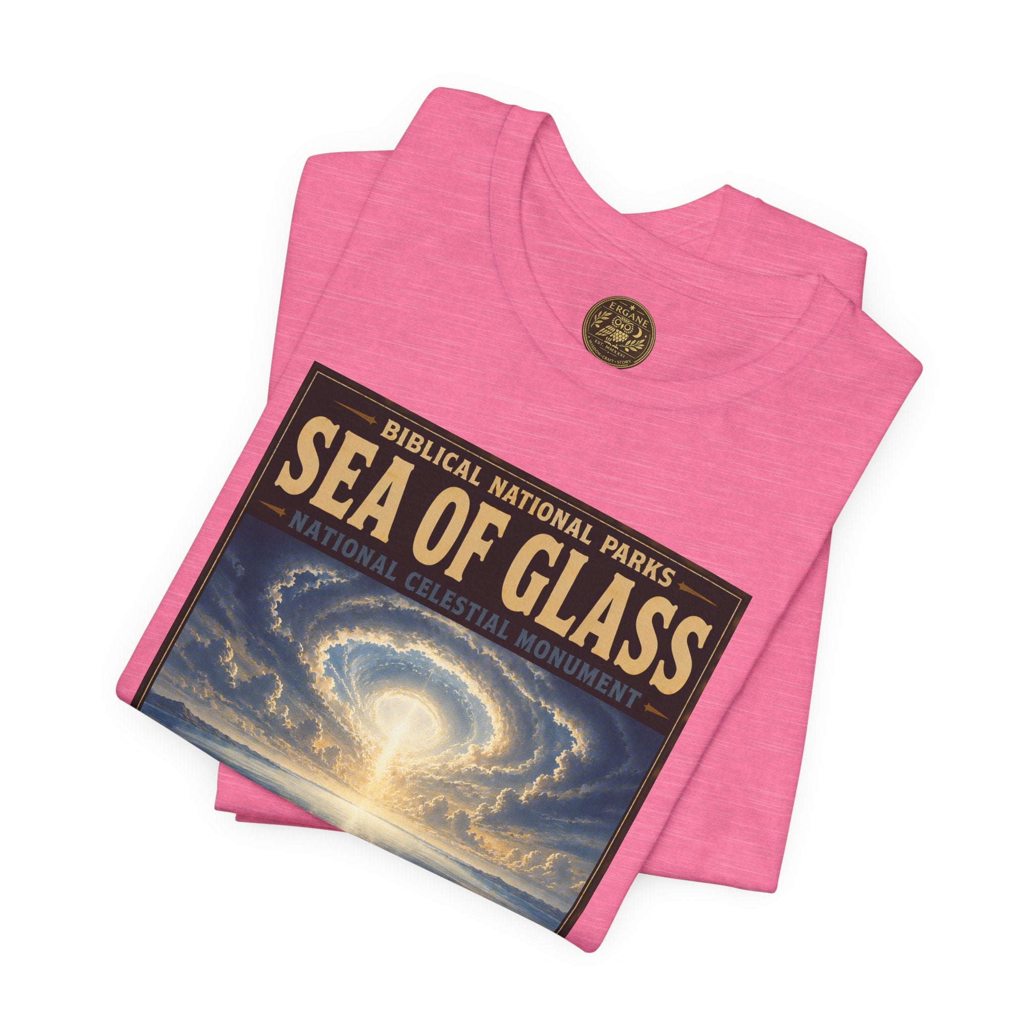 Biblical National Parks Collection X- #057/061 - Revelation: The Final Frontier | Revelation 4 | Vintage nature poster Tee | Biblical national parks graphic shirt