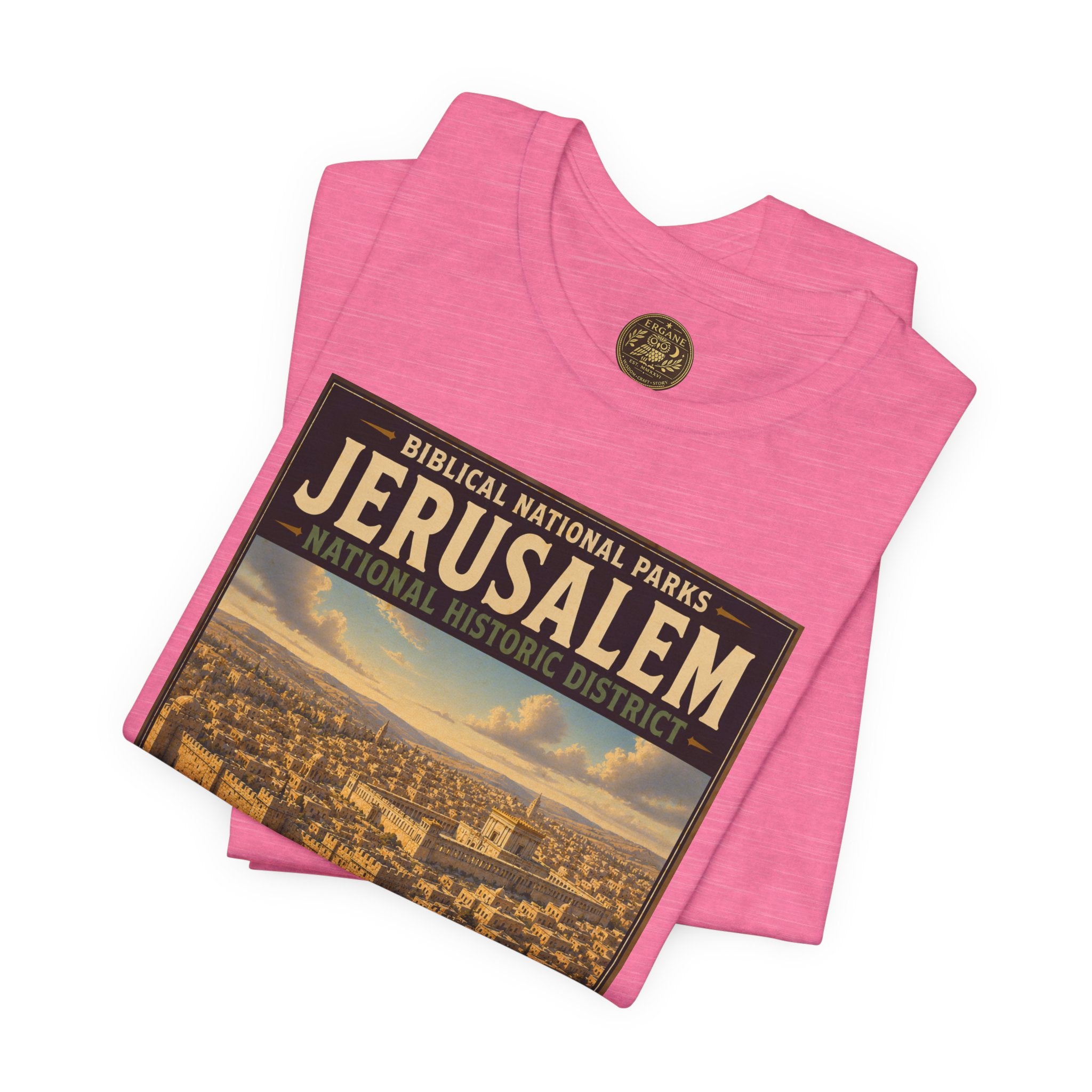 Biblical National Parks Collection VII- The Holy Week #037/041 | Matthew 21-23 | Vintage nature poster Tee | Biblical national parks graphic shirt