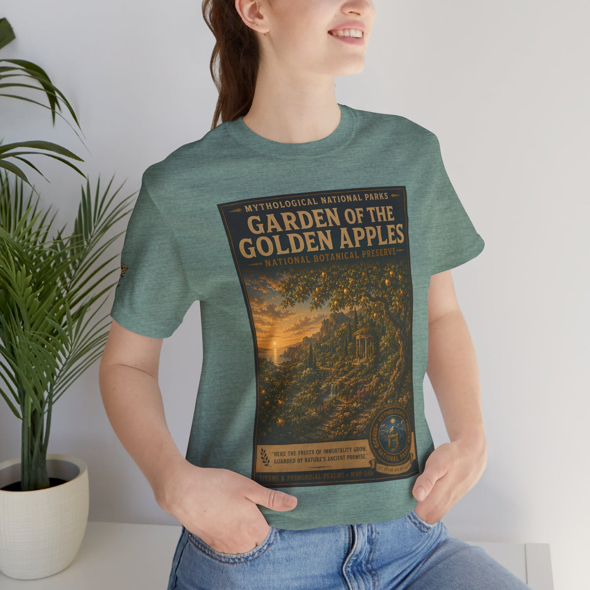Mythological National Parks COLLECTION V- #048-050 TITANS & PRIMORDIAL REALMS | Vintage nature poster Tee | Mythological National Parks graphic shirt