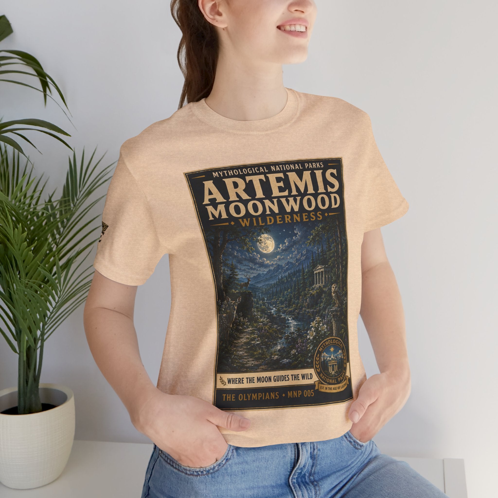Mythological National Parks Collection I- #005-007 -The Olympians | Vintage nature poster Tee | Mythological National Parks graphic shirt