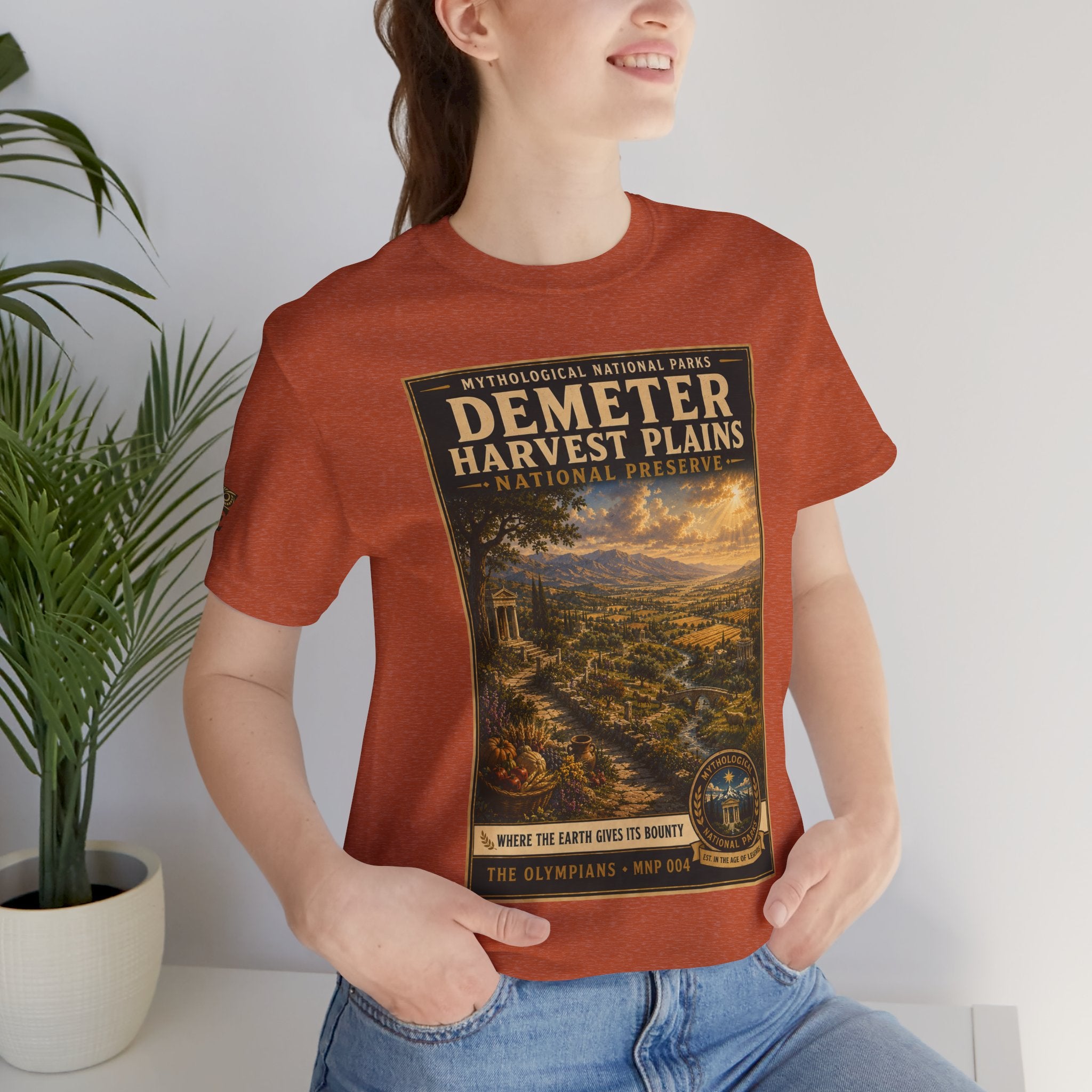 Mythological National Parks Collection I- #004-007 -The Olympians  | Vintage nature poster Tee | Mythological National Parks graphic shirt