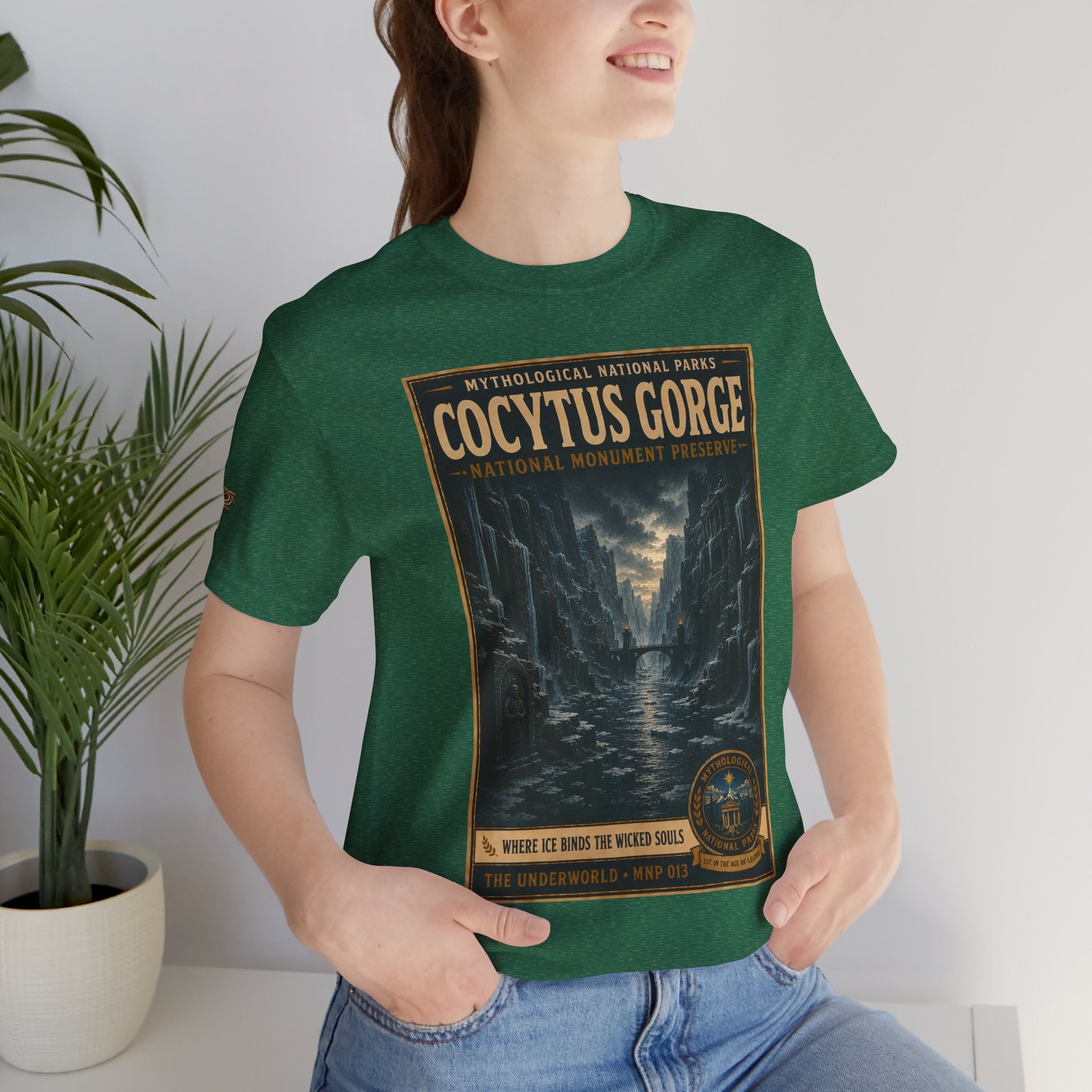 Mythological National Parks Collection II- #013-016 -The Underworld | Vintage nature poster Tee | Mythological National Parks graphic shirt