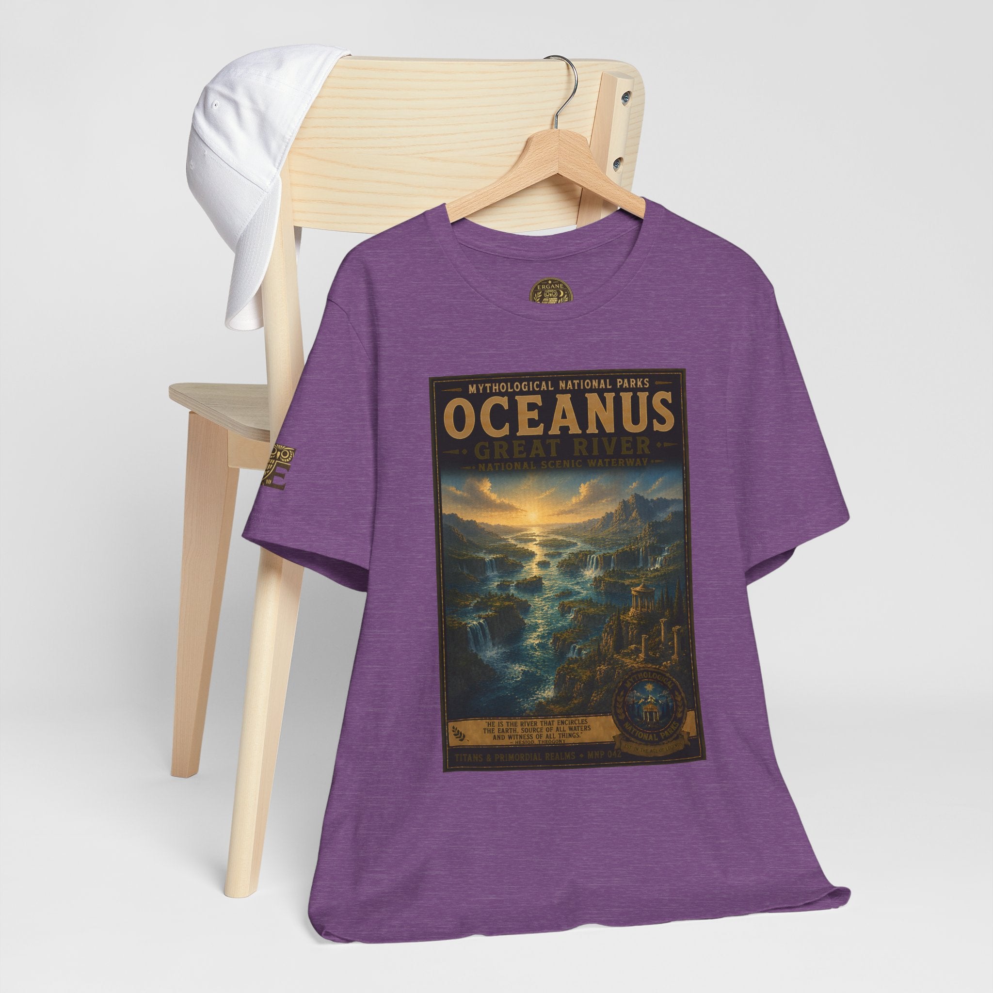Mythological National Parks COLLECTION V- #042-050 TITANS & PRIMORDIAL REALMS | Vintage nature poster Tee | Mythological National Parks graphic shirt