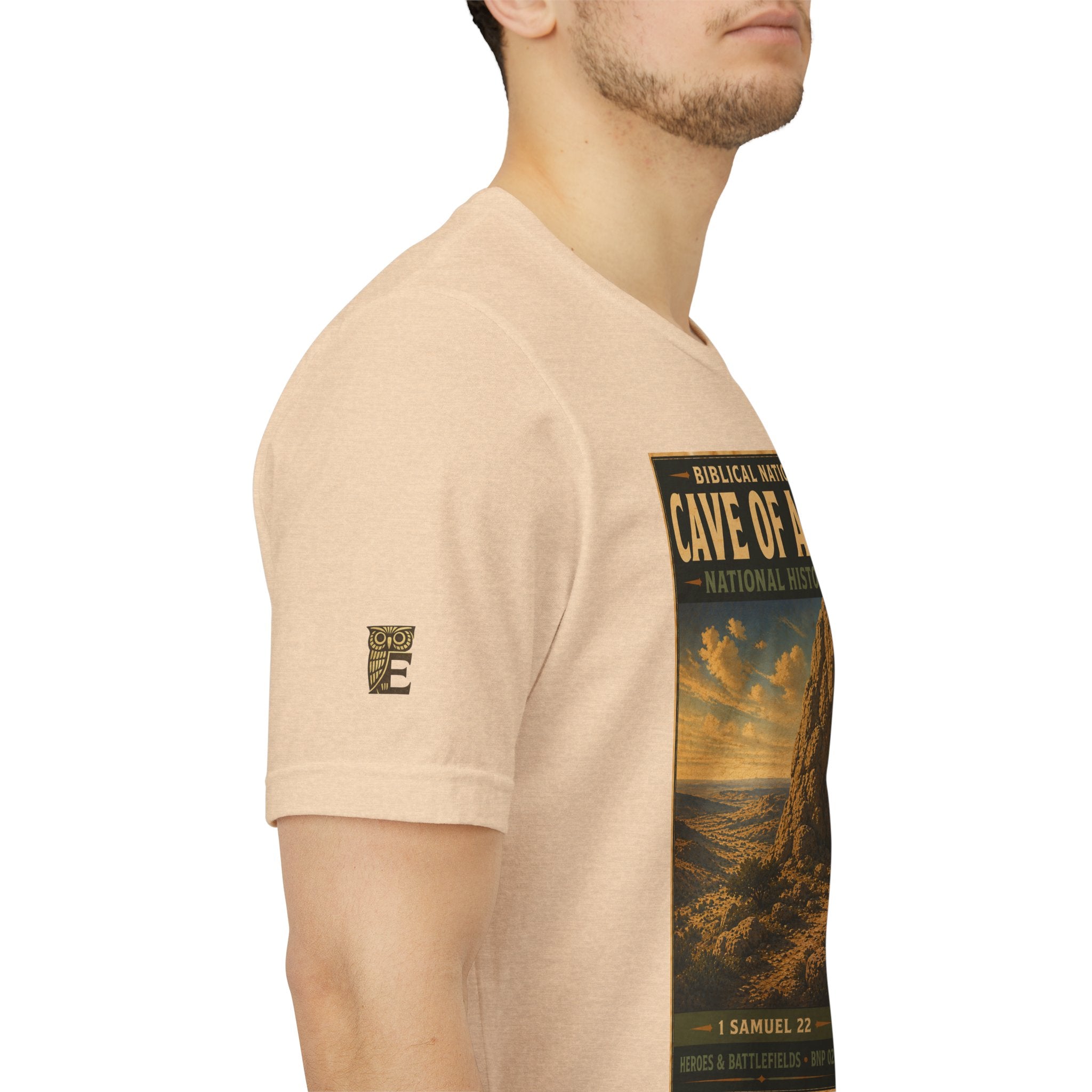 Biblical National Parks Collection IV- Heros & Battlefields #023/023 1 Samuel 22 | Vintage nature poster Tee | Biblical national parks graphic shirt