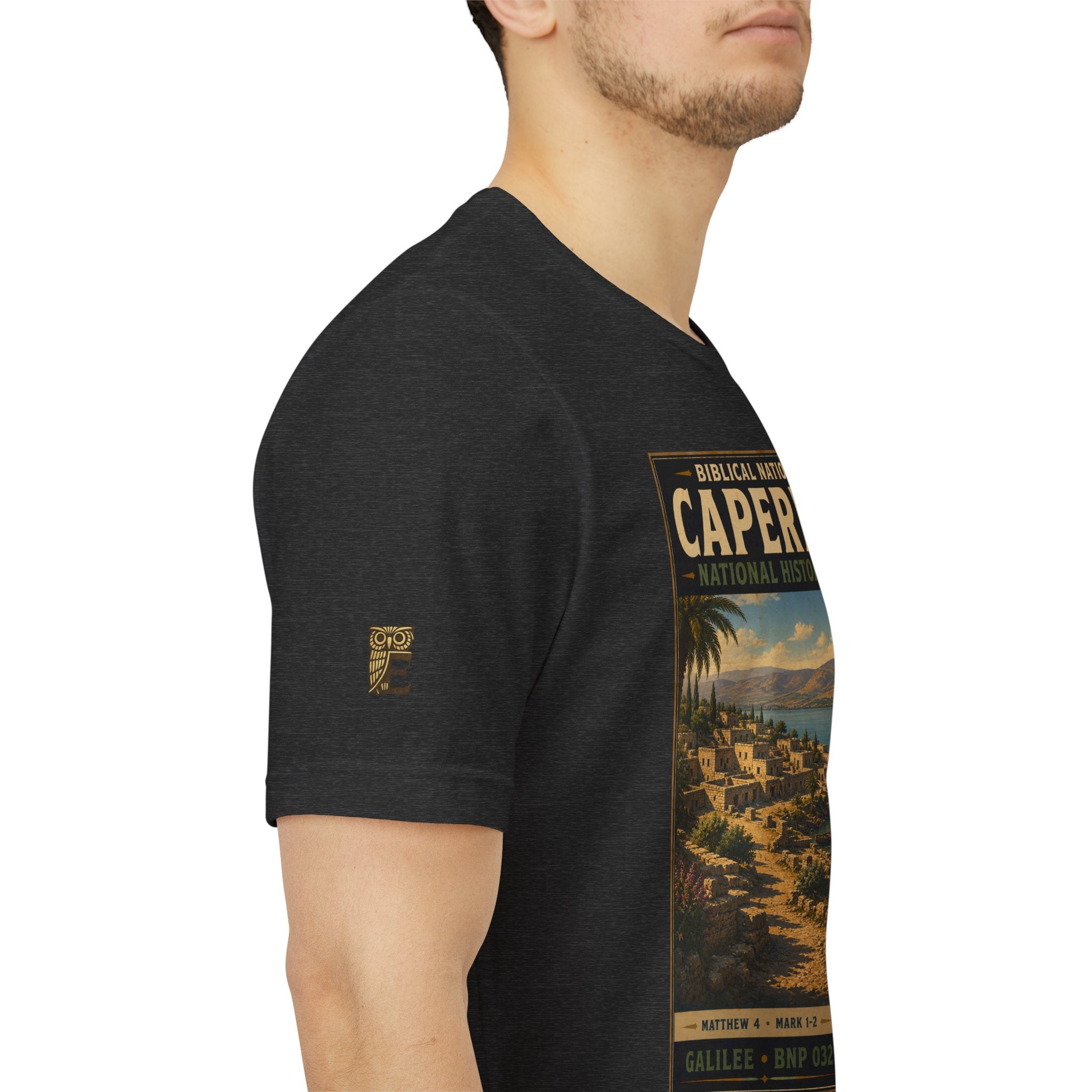 Biblical National Parks Collection VI- Galilee #032/035 Matthew 4 & Mark 1-2 | Vintage nature poster Tee | Biblical national parks graphic shirt